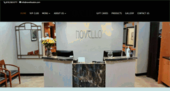 Desktop Screenshot of novellosalon.com